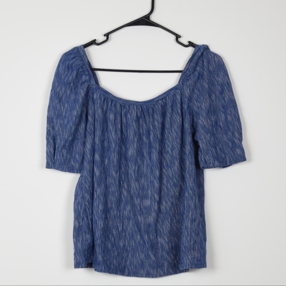 Anthropologie Postmark Striped Peasant Top XS - Picture 2 of 3